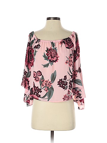 Charlotte Russe Long Sleeve Blouse (view 1)