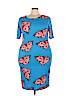 Lularoe Blue Casual Dress Size 3X - photo 1