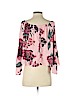 Charlotte Russe 100% Polyester Pink Long Sleeve Blouse Size S - photo 2