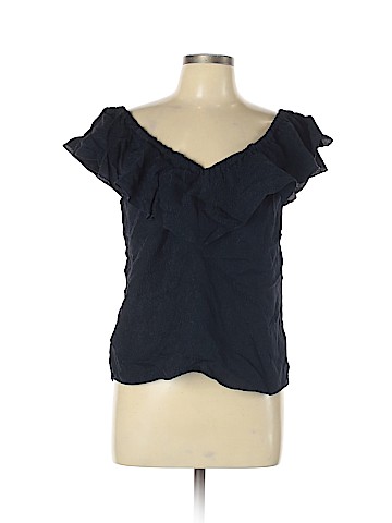Rebecca Taylor Short Sleeve Silk Top (view 1)