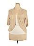 Leo & Nicole 100% Acrylic Tan Cardigan Size XXL - photo 1