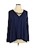 Old Navy Blue Long Sleeve Top Size XL - photo 1