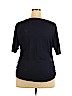 Cato Blue Short Sleeve Top Size XL - photo 2