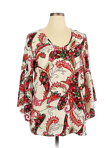 Hot In Hollywood 3/4 Sleeve Blouse (view 1)