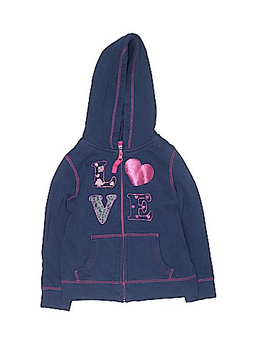 Little Miss Attitude Zip Up Hoodie (view 1)
