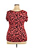 Free Kisses Pink Short Sleeve Top Size XL - photo 2