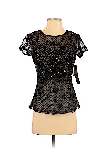 Aidan Mattox Short Sleeve Blouse (view 1)
