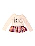 Lucky Brand Plaid Graphic Pink Long Sleeve Top Size 5 - photo 1