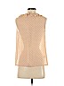 Ann Taylor LOFT 100% Polyester Tan Sleeveless Blouse Size S (petite) - photo 2