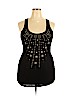 a.n.a. A New Approach 100% Rayon Black Sleeveless Top Size XL - photo 1