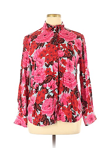 Zara Basic Long Sleeve Button-Down Shirt (view 1)