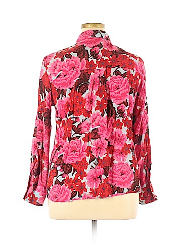 Zara Basic Long Sleeve Button-Down Shirt (view 2)