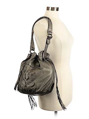 Hayden Harnett Leather Bucket Bag (view 2)