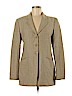 Zanella Tan Wool Blazer Size 8 - photo 1