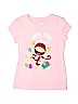 Justice 100% Cotton Pink Short Sleeve T-Shirt Size 8 - photo 1