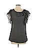 Wendy Katlen 100% Polyester Black Short Sleeve Blouse Size S - photo 1