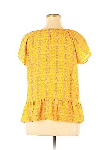 a.n.a. A New Approach Short Sleeve Blouse (view 2)