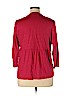 Boden 100% Linen Red 3/4 Sleeve Top Size XL - photo 2