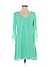 I.N. San Francisco 100% Polyester Green Casual Dress Size S - photo 1