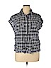 Old Navy Blue Short Sleeve Button-Down Shirt Size XL - photo 1