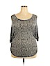 Julie's Closet Gray Short Sleeve Top Size 1X - photo 1