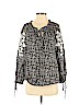 Lucky Brand Black Long Sleeve Blouse Size S - photo 1