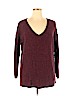 Old Navy 100% Cotton Burgundy Pullover Sweater Size XL - photo 1