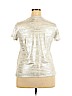 Gap Silver Short Sleeve Top Size XL - photo 2