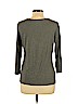 Adrienne Vittadini Green 3/4 Sleeve Top Size L - photo 2