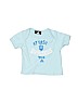 Adidas 100% Cotton Graphic Blue Active T-Shirt Size 6-9 mo - photo 1