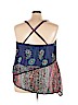 Torrid 100% Polyester Blue Sleeveless Blouse Size 3X Plus (3) - photo 2