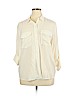 Tommy Bahama Ivory 3/4 Sleeve Blouse Size XL - photo 1