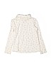 Basic Editions 100% Cotton Print White Long Sleeve Turtleneck Size M (kids) - photo 1