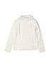 Basic Editions 100% Cotton Print White Long Sleeve Turtleneck Size M (kids) - photo 2