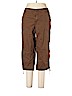 IZOD 100% Cotton Brown Cargo Pants Size 16 - photo 1