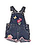 Unbranded 100% Cotton Blue Overall Shorts 18-24 MO / 24 MO - photo 1