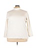 North Crest White Long Sleeve Turtleneck Size 3X - photo 1
