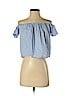 Forever 21 100% Cotton Blue Short Sleeve Blouse Size S - photo 1