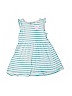 H&M 100% Cotton Hearts Stripes Blue Dress Size 4 - 6 - photo 1