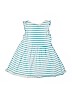 H&M 100% Cotton Hearts Stripes Blue Dress Size 4 - 6 - photo 2