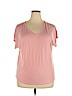 Leo & Nicole Pink Short Sleeve Top Size XXL - photo 1