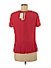 Banana Republic Factory Store 100% Polyester Red Short Sleeve Blouse Size S (petite) - photo 2
