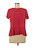 Banana Republic Factory Store 100% Polyester Red Short Sleeve Blouse Size S (petite) - photo 1