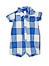 Carter's 100% Cotton Blue Short Sleeve Onesie 12-18 MO / 18 MO - photo 1