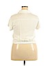 No Boundaries 100% Rayon Ivory Short Sleeve Button-Down Shirt Size XL - photo 2
