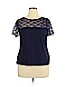 H&M Blue Short Sleeve Top Size XL - photo 1