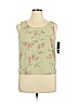 Rena Rowan 100% Polyester Green Sleeveless Blouse Size 14 - photo 1