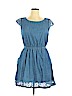 Rewind 100% Cotton Blue Casual Dress Size XL - photo 1