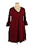 Boohoo Boutique Burgundy Casual Dress Size 20 - photo 1
