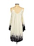 Almost Famous 100% Rayon Ivory Casual Dress Size M - photo 2